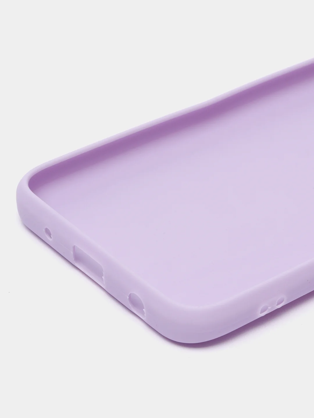 Сиреневый чехол для Xiaomi Redmi A1+ / Xiaomi Redmi A1 Plus силиконовый, матовый, с защитой камеры