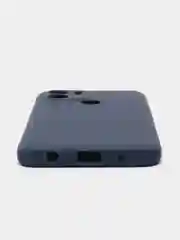 Темно-синий чехол для Xiaomi Redmi A1+ / Xiaomi Redmi A1 Plus силиконовый, матовый, с защитой камеры