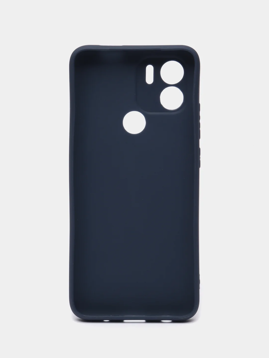 Темно-синий чехол для Xiaomi Redmi A1+ / Xiaomi Redmi A1 Plus силиконовый, матовый, с защитой камеры