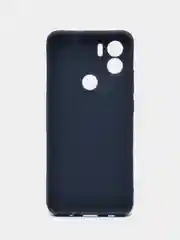 Темно-синий чехол для Xiaomi Redmi A1+ / Xiaomi Redmi A1 Plus силиконовый, матовый, с защитой камеры
