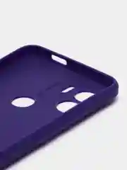 Фиолетовый чехол для Xiaomi Redmi A1+ / Xiaomi Redmi A1 Plus силиконовый, матовый, с защитой камеры
