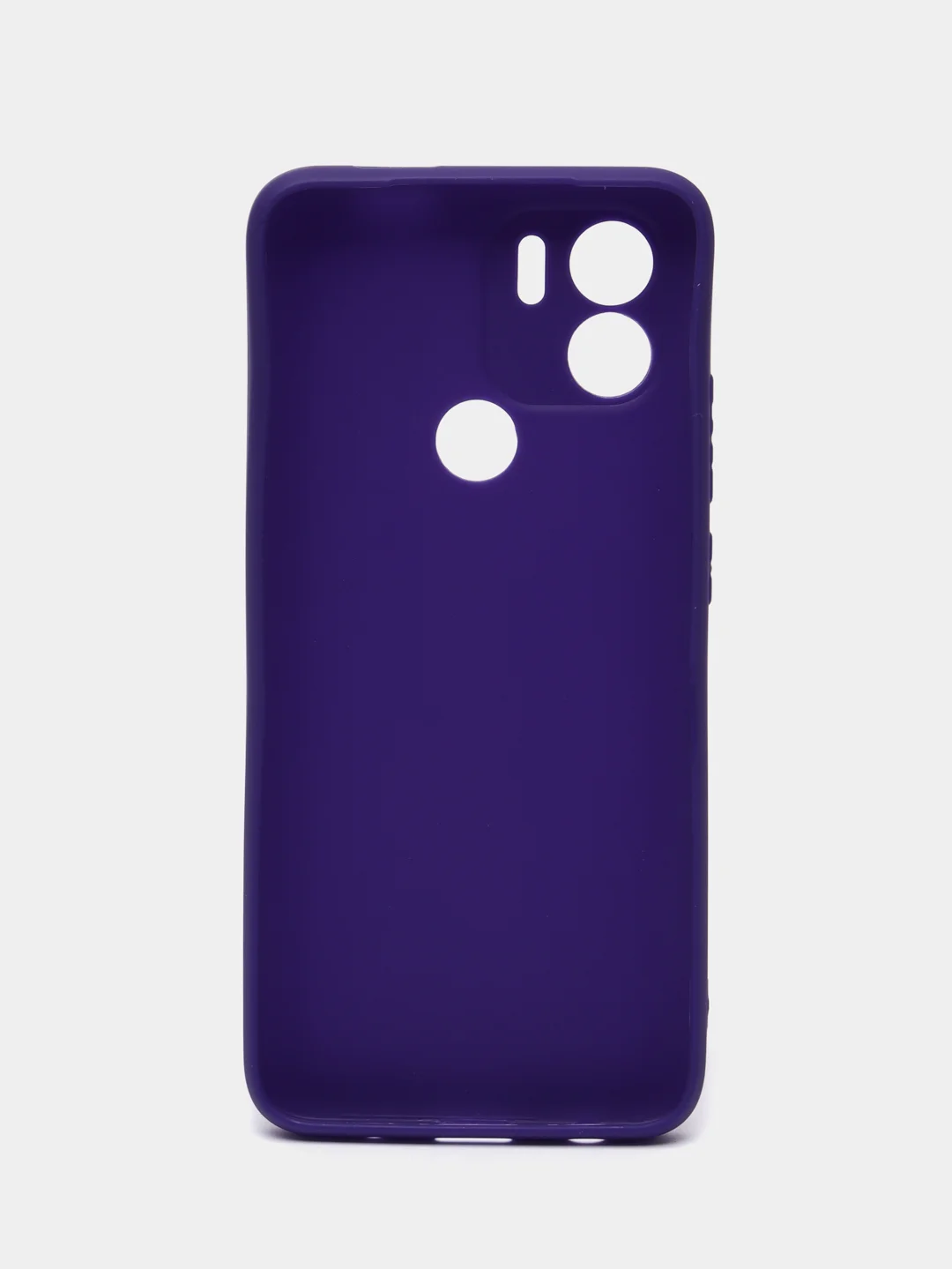 Фиолетовый чехол для Xiaomi Redmi A1+ / Xiaomi Redmi A1 Plus силиконовый, матовый, с защитой камеры
