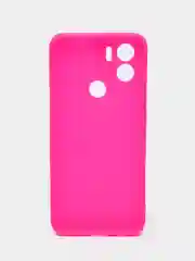Фуксия чехол для Xiaomi Redmi A1+ / Xiaomi Redmi A1 Plus силиконовый, матовый, с защитой камеры