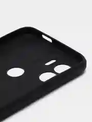 Черный чехол для Xiaomi Redmi A1+ / Xiaomi Redmi A1 Plus силиконовый, матовый, с защитой камеры