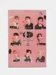 Розовый карточки k-pop "Stray Kids", коллекционные, 55 штук
