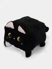 Черный мягкая игрушка "Котик-подушка"