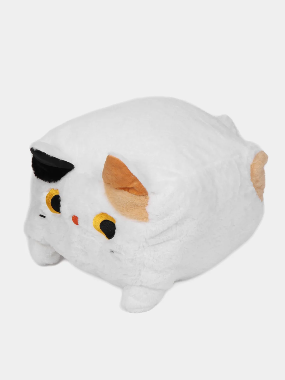 Белый мягкая игрушка "Котик-подушка"
