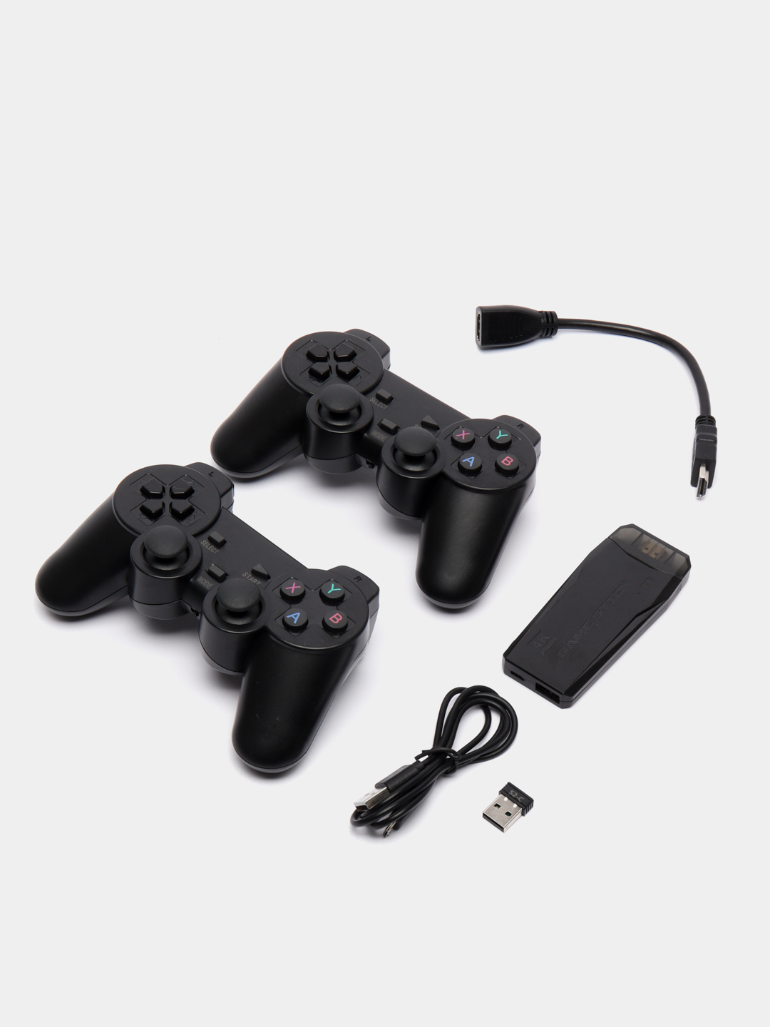 Игровая приставка для ТВ ретро Game Stick Lite 64 Гб, 4k Ultra HD, 2  геймпада, 10000 игр купить по цене 1799 ₽ в интернет-магазине Магнит Маркет