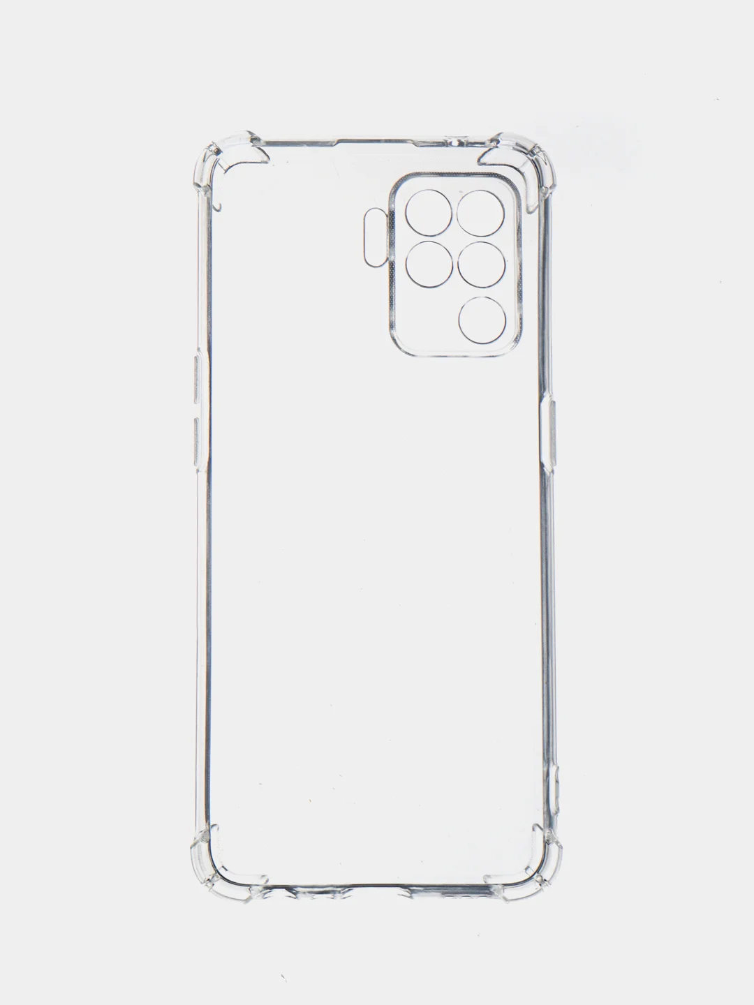 Прозрачный чехол Oppo Reno 5 lite / Oppo F19 Pro / Oppo A94, прозрачный, силиконовый, противоударный