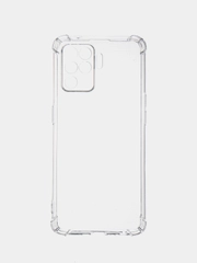 Чехол Oppo Reno 5 lite / Oppo F19 Pro / Oppo A94, прозрачный, силиконовый, противоударный