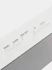 Алый часы настольные электронные LED с зеркальным экраном / будильник / термометр