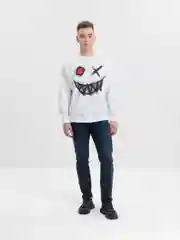 Белый худи унисекс