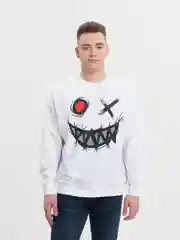 Белый худи унисекс