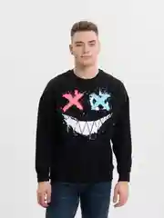 Черный худи унисекс