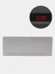 Алый часы настольные электронные LED с зеркальным экраном / будильник / термометр