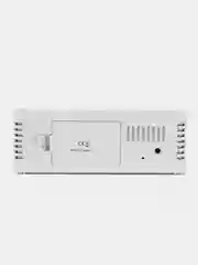 Синий часы настольные электронные LED с зеркальным экраном / будильник / термометр