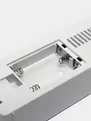 Синий часы настольные электронные LED с зеркальным экраном / будильник / термометр