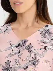 Розовый женская рубашка