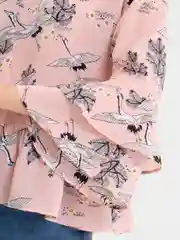 Розовый женская рубашка
