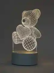 Вишнёвый светодиодный 3D ночник, LED-светильник