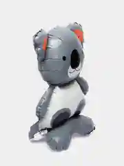 Серый воздушный шар Лев, Панда, Дракон, Слоник, Корова, Коала на подставке