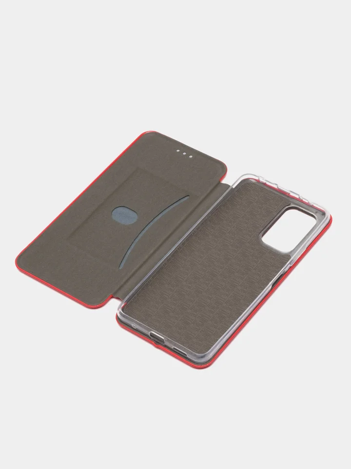 Красный чехол книжка Xiaomi Redmi Note 10 Pro, Сяоми Редми Нот 10 Про