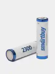 Аккумуляторы 2 шт. NiMh Smartbuy AA 2300 mAh (батарейки пальчиковые аккумуляторные)