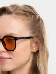 Оранжевый солнечные очки, женские