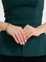 Прозрачный браслет с камнями, женский, декоративный