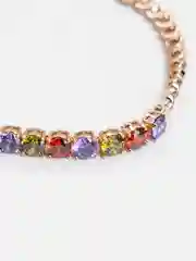 Прозрачный браслет с камнями, женский, декоративный