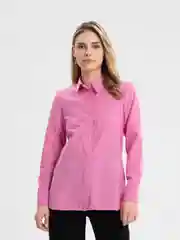 Фуксия рубашка женская