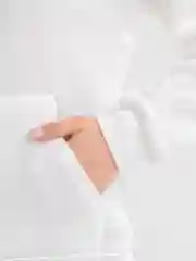 Белый худи женское утепленное с начесом, унисекс