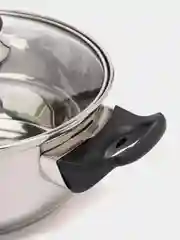 Кастрюля из нержавеющей стали со стеклянной крышкой