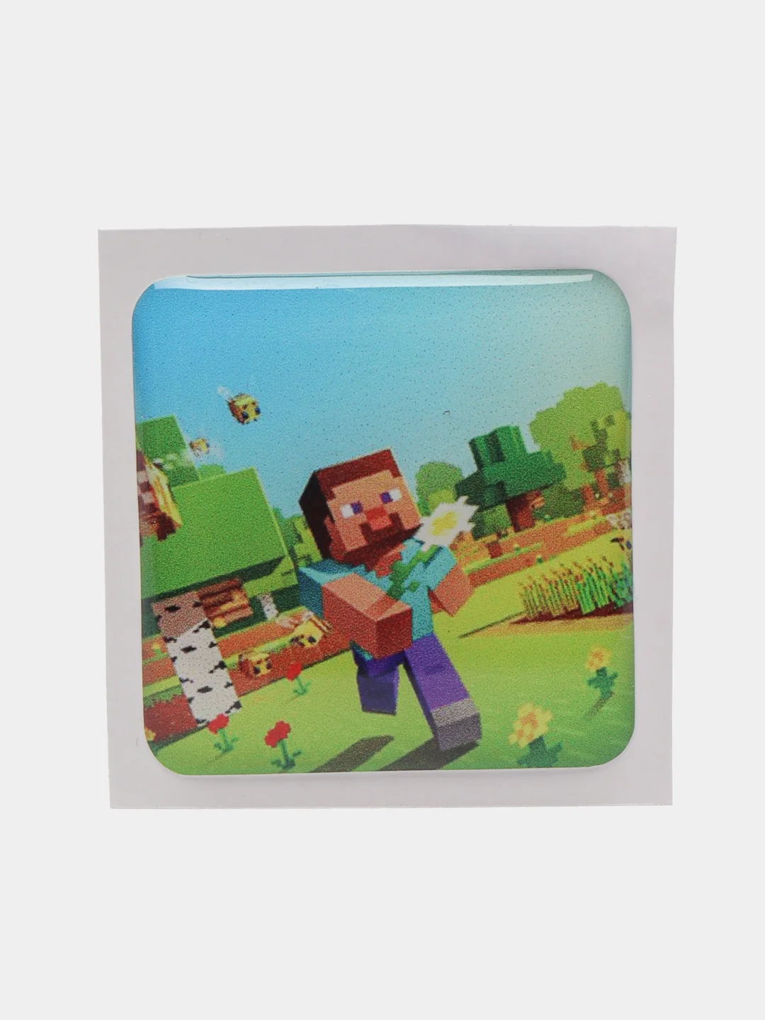 Алый 3d-стикеры, наклейки на телефон Minecraft (Майнкрафт), Маша и Медведь