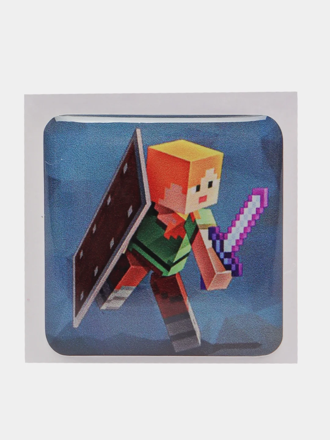 Бирюзовый 3d-стикеры, наклейки на телефон Minecraft (Майнкрафт), Маша и Медведь