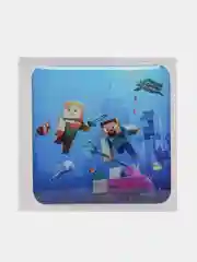 Зелёный хаки 3d-стикеры, наклейки на телефон Minecraft (Майнкрафт), Маша и Медведь