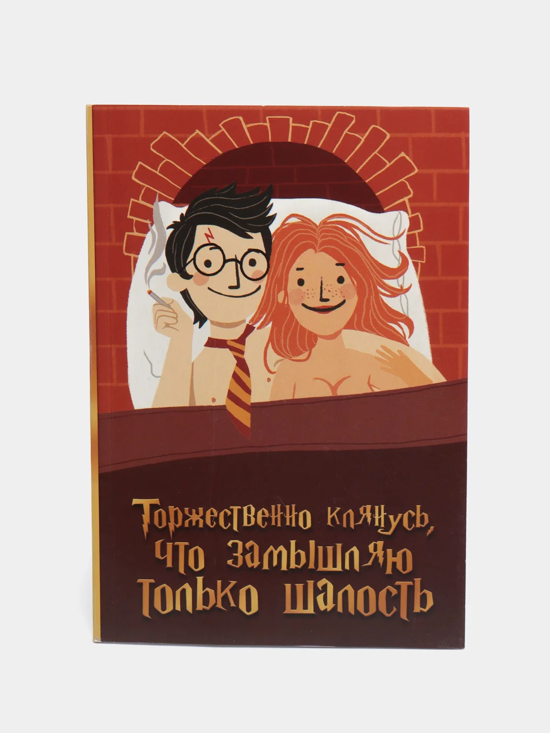 Шоколадный ежедневник с приколами в мягкой обложке, А5, 80 листов