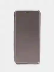 Серебряный чехол-книжка для Tecno Camon 19 Neo Техно Камон 19 Нео