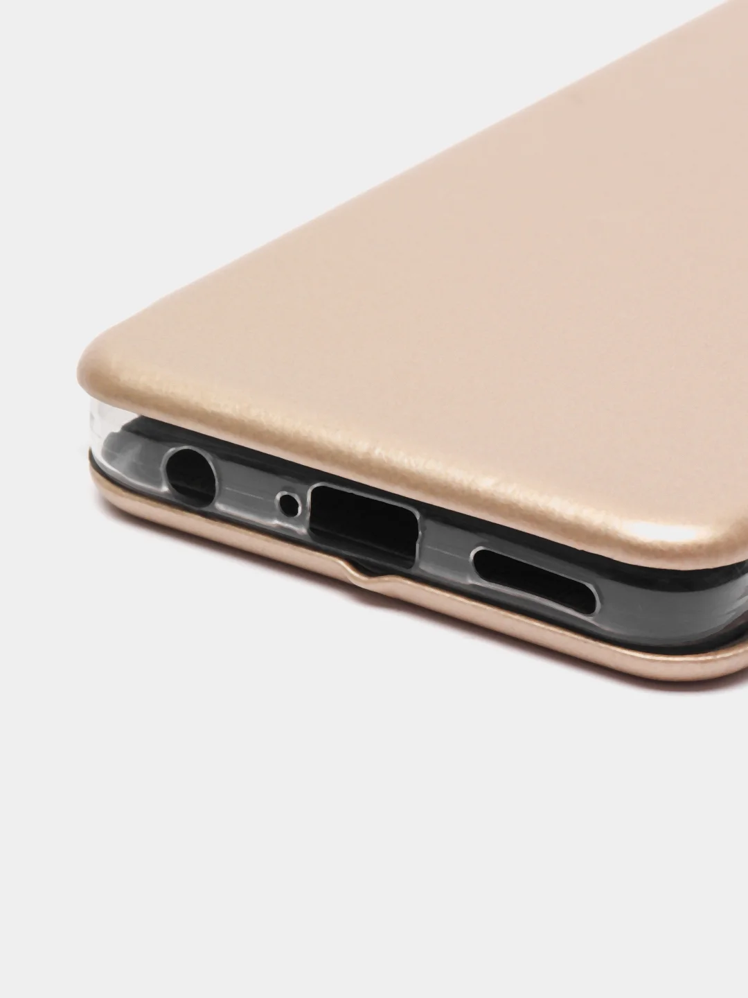Золотой чехол-книжка для Tecno Spark 9 Pro Техно Спарк 9 Про