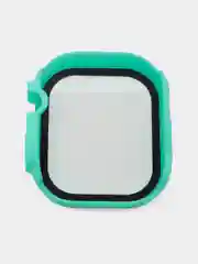 Салатовый бампер с защитным стеклом для Apple Watch 38/40/41/42/44/45/49