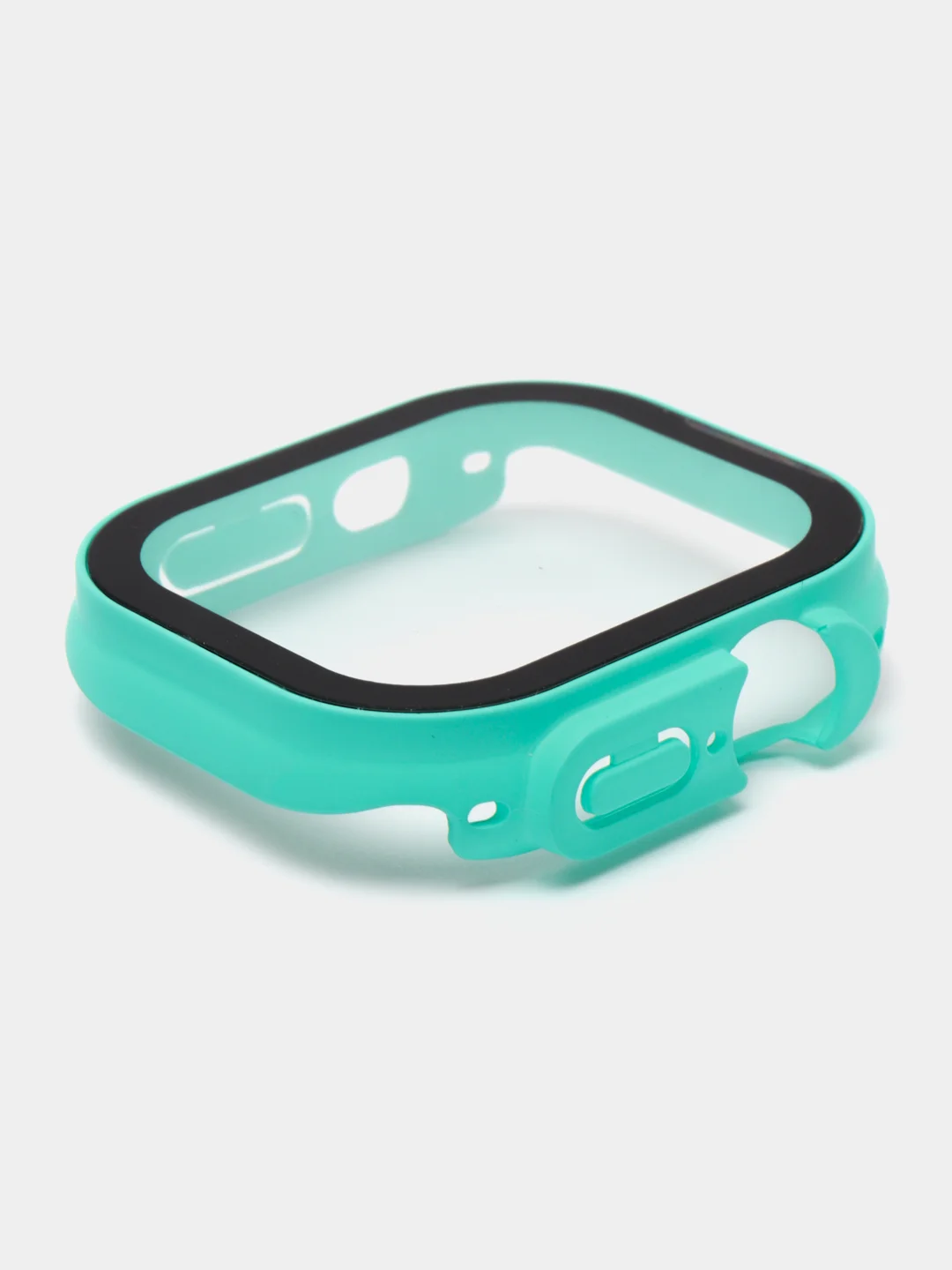 Салатовый бампер с защитным стеклом для Apple Watch 38/40/41/42/44/45/49