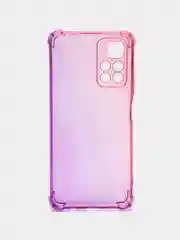 Фиолетовый противоударный чехол BROSCORP для Xiaomi Poco M4 Pro 5G силиконовый с усиленными углами