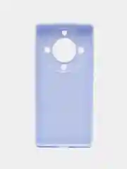 Светло-синий чехол для Honor X9a 5G/Magic5 Lite силиконовый Broscorp, матовый, c бортиком-защитой камер