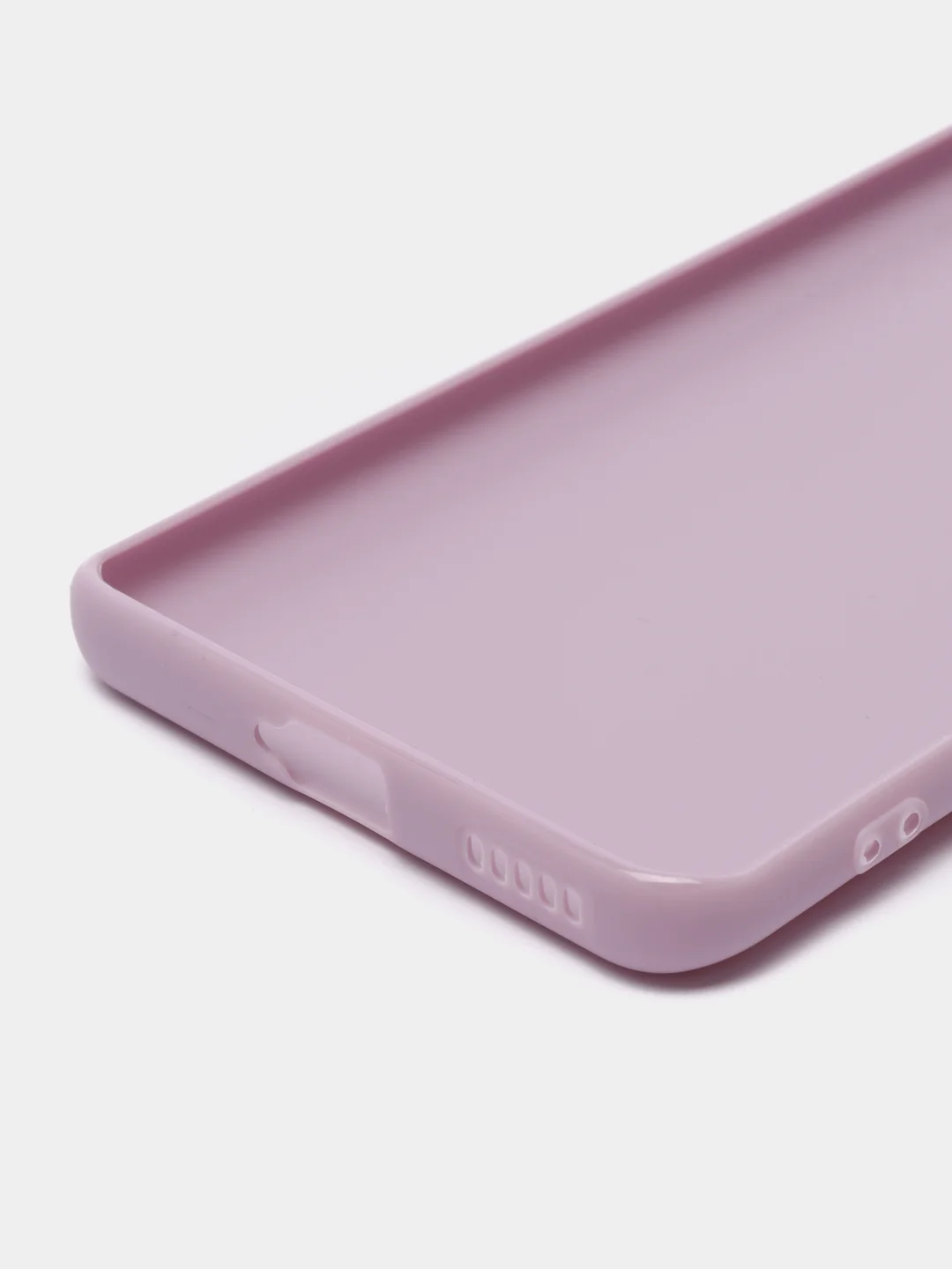 Фиолетовый чехол BROSCORP для Xiaomi 13 Lite матовый, силиконовый тонкий, бортик вокруг камер