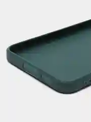 Тёмно-зелёный чехол для Samsung Galaxy S23+, S23 Plus силиконовый ROSCO матовый c бортиком защитой камер