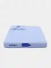 Светло-синий чехол BROSCORP для Xiaomi 13 Lite матовый, силиконовый тонкий, бортик вокруг камер