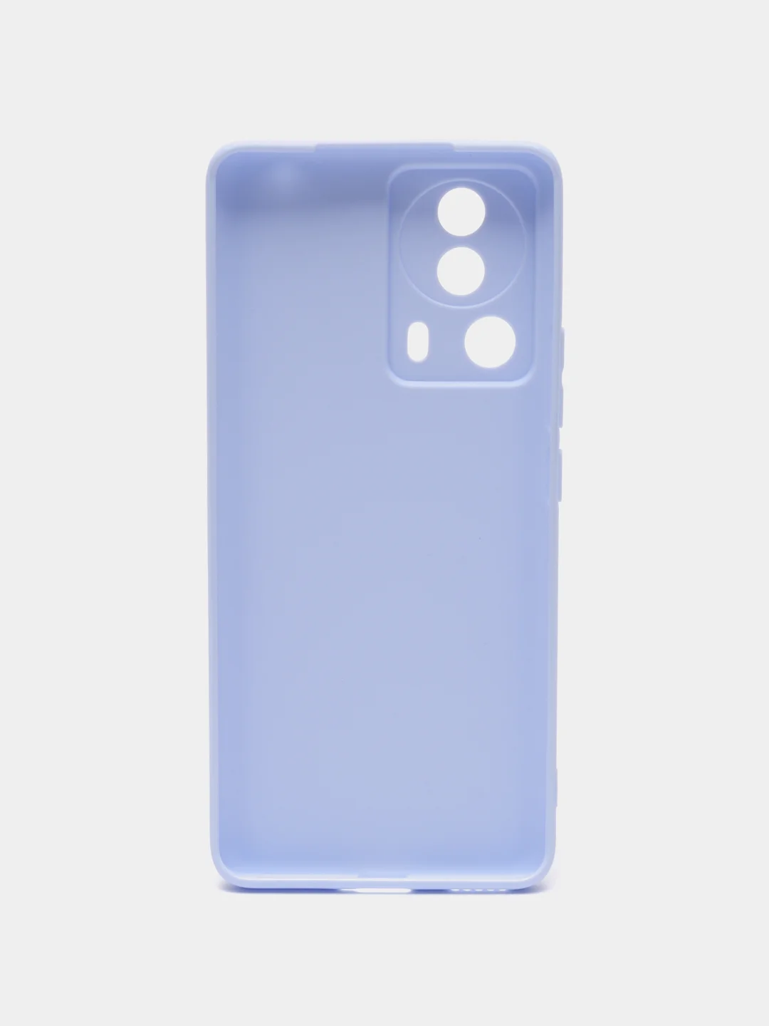 Светло-синий чехол BROSCORP для Xiaomi 13 Lite матовый, силиконовый тонкий, бортик вокруг камер