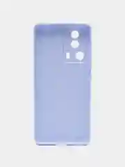 Светло-синий чехол BROSCORP для Xiaomi 13 Lite матовый, силиконовый тонкий, бортик вокруг камер