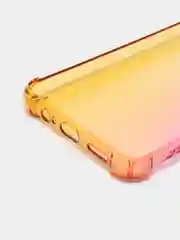 Золотой противоударный чехол BROSCORP для Xiaomi Poco M4 Pro 5G силиконовый с усиленными углами