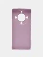 Фиолетовый чехол для Honor X9a 5G/Magic5 Lite силиконовый Broscorp, матовый, c бортиком-защитой камер